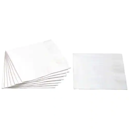 Duni Engångsservett, 3-lagers, enfärgade, ¼-vikt, 24 cm, vit