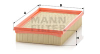 Luftfilter MANN-FILTER C 2579