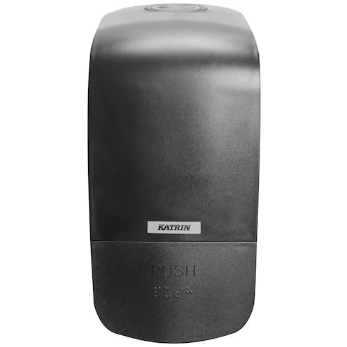 KATRIN Inclusive Dispenser för tvål, manuell, 500ml, plast, svart