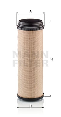 Sekundärluftfilter MANN-FILTER CF 21 160