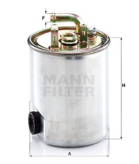 Bränslefilter MANN-FILTER WK 842/18