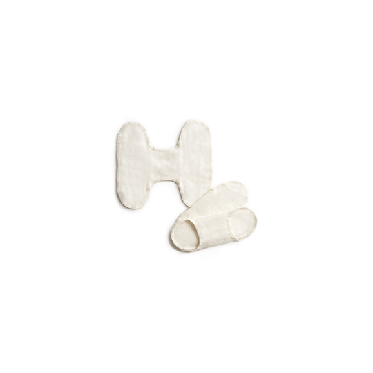 Imse Ekologiska Trosskydd utan knappar - Natural, 3-pack