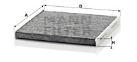 Kupéfilter MANN-FILTER CUK 2131