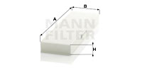 Kupéfilter MANN-FILTER CU 30 004