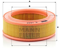 Luftfilter MANN-FILTER C 1833