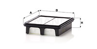Luftfilter MANN-FILTER C 23 018
