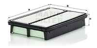 Luftfilter MANN-FILTER C 2631