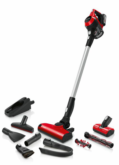 Bosch Unlimited Pro Animal Sladdlösa Dammsugare - Röd