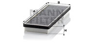 Kupéfilter MANN-FILTER CUK 3823