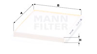 Kupéfilter MANN-FILTER CU 24 013