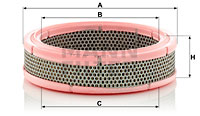 Luftfilter MANN-FILTER C 2443