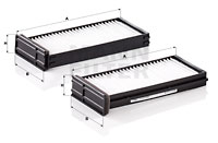 Kupéfilter MANN-FILTER CU 23 000-2