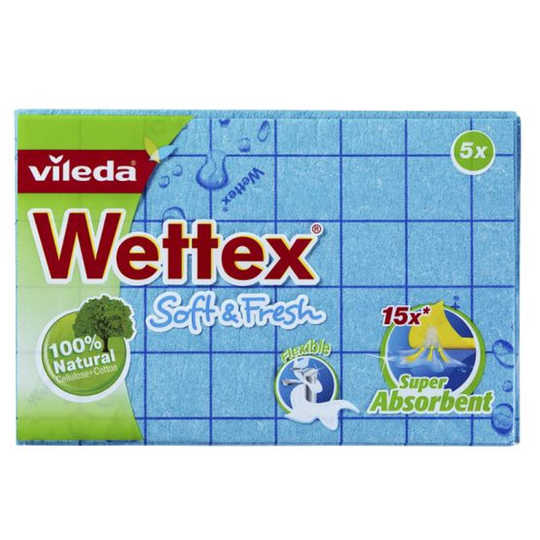 Wettex Diskduk Soft & Fresh 5-pack - Blandade färger