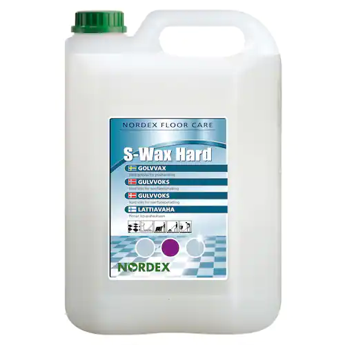 NORDEX Golvvaxet S-Wax Hard för hårda golv, 5 l