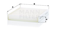 Kupéfilter MANN-FILTER CU 22 032