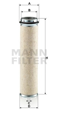 Sekundärluftfilter MANN-FILTER CF 800