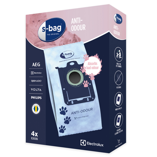 Electrolux E203s Anti-odour Dammsugarpåsar