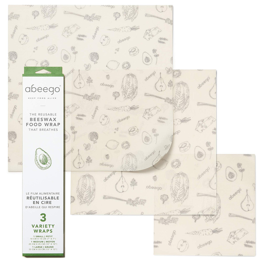 Abeego Beeswax Food Wrap - Naturligt Folie Variety