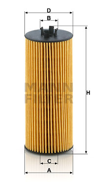 Oljefilter MANN-FILTER HU 6008 z