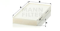 Kupéfilter MANN-FILTER CU 1811-2