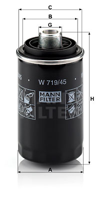 Oljefilter MANN-FILTER W 719/45