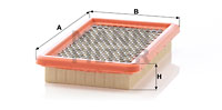 Luftfilter MANN-FILTER C 2666