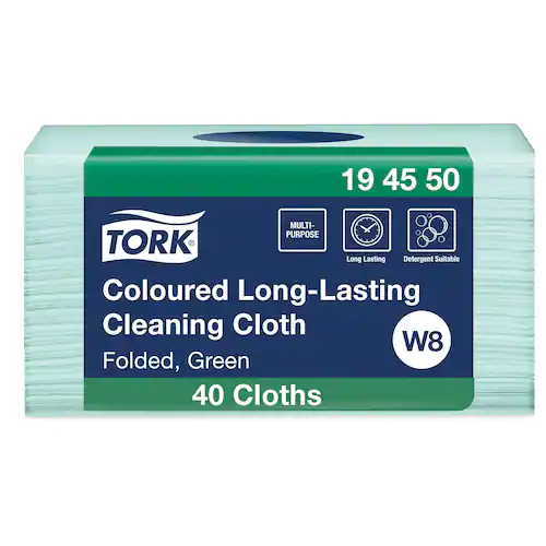 Tork Rengöringsduk Premium W8 grön
