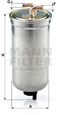 Bränslefilter MANN-FILTER WK 853/16