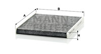Kupéfilter MANN-FILTER CUK 2026