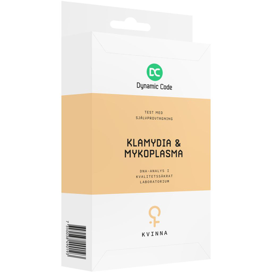 Dynamic Code Test Med Självprovtagning Klamydia & Mykoplasma Kvinna 1st