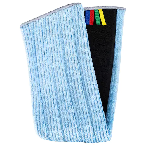 NORDEX Moppduk i mikrofiber, Nline Micro Super, för fuktig och torr moppning, 600 mm, blå