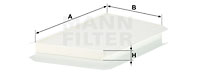Kupéfilter MANN-FILTER CU 3461