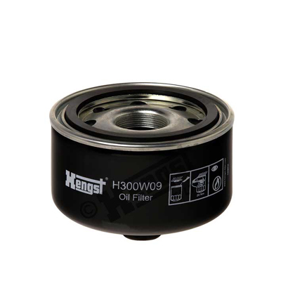 Oljefilter HENGST FILTER H300W09