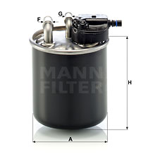 Bränslefilter MANN-FILTER WK 820/21