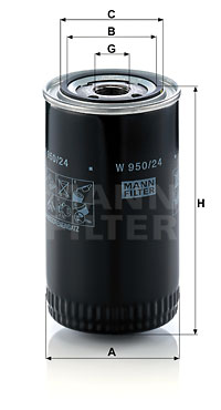 Oljefilter MANN-FILTER W 950/24