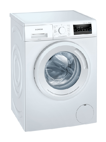 Siemens Wm14n2l3dn Iq300 Frontmat. Tvättmaskiner - Vit
