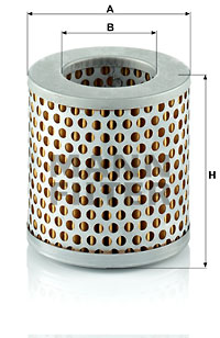 Luftfilter MANN-FILTER C 711/1
