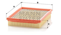 Luftfilter MANN-FILTER C 2452