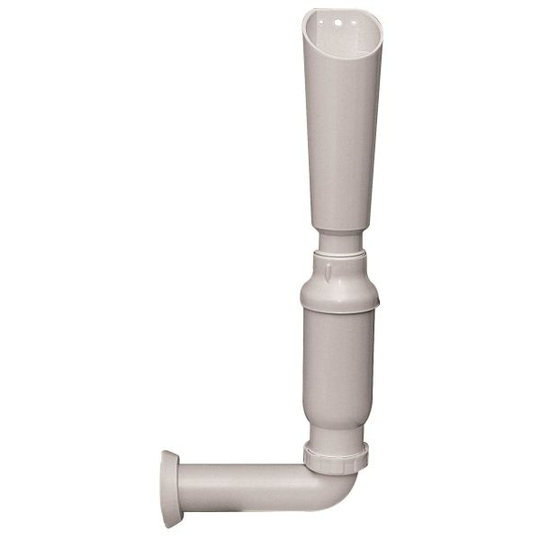 Faluplast 8082374 Tvättmaskinsavlopp 40 mm, vinklat utlopp