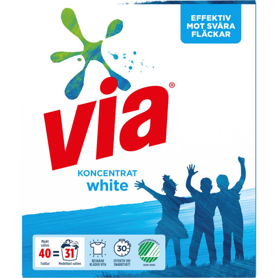 via White Tvättmedel 1500 g
