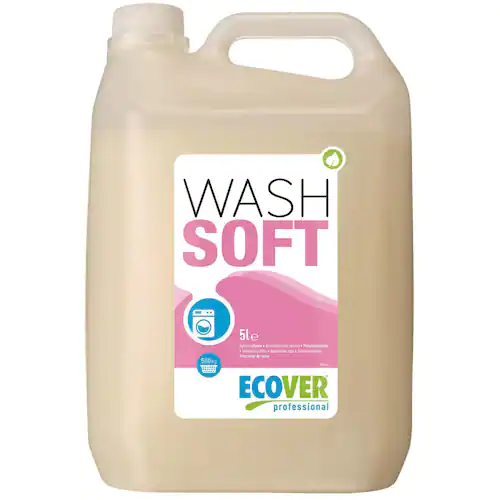 ECOVER PROFESSIONAL Sköljmedel, flytande koncentrat, dunkbehållare, 5l
