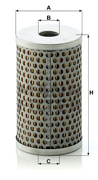 Hydraulikfilter, styrsystem MANN-FILTER H 601/4