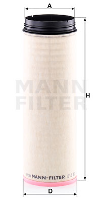 Sekundärluftfilter MANN-FILTER CF 19 002