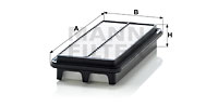 Luftfilter MANN-FILTER C 2617