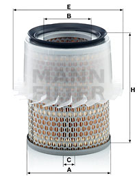 Luftfilter MANN-FILTER C 16 148