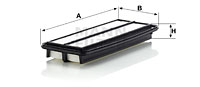 Luftfilter MANN-FILTER C 35 008