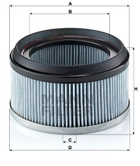 Kupéfilter MANN-FILTER CU 1836