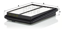 Luftfilter MANN-FILTER C 26 089