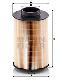 Bränslefilter MANN-FILTER PU 10 020 x