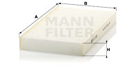 Kupéfilter MANN-FILTER CU 2951
